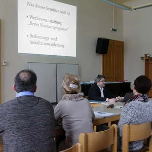 Notensatzseminar mit Referent Andreas Etlinger