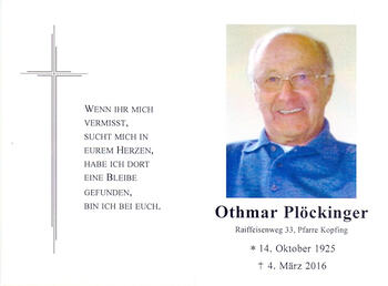 Othmar Plöckinger / © Pfarrgemeinde Kopfing Othmar Plöckinger