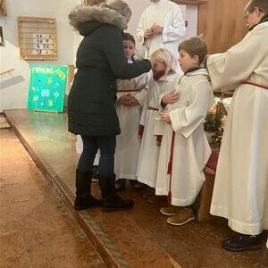 Einkleidungsfeier unserer neuen Minis.