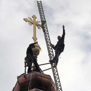 Außenrenovierung der Wallfahrtskirche Hilkering 2016