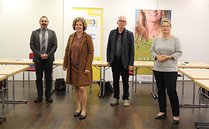V.l.: Prim. Dr. Kurosch Yazdi, Mag.a Ulrike Kneidinger-Peherstorfer, Josef Hölzl, MSc, Mag.a Silvia Breitwieser