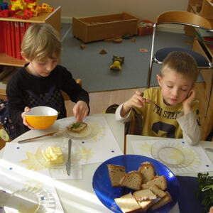 Kindergarten im April