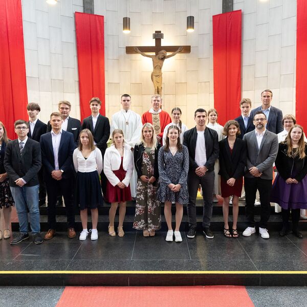 Gruppenbild Firmlinge St. Severin
