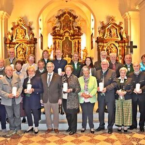 Gruppenfoto Jubelhochzeitsfeier 2025