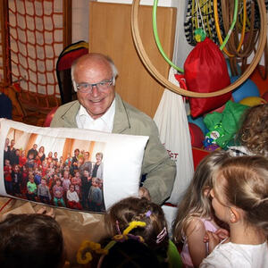 Abschied von Pfr. Wimmer im Kindergarten