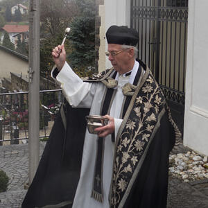 Kriegerehrung und Friedhofsegnung
