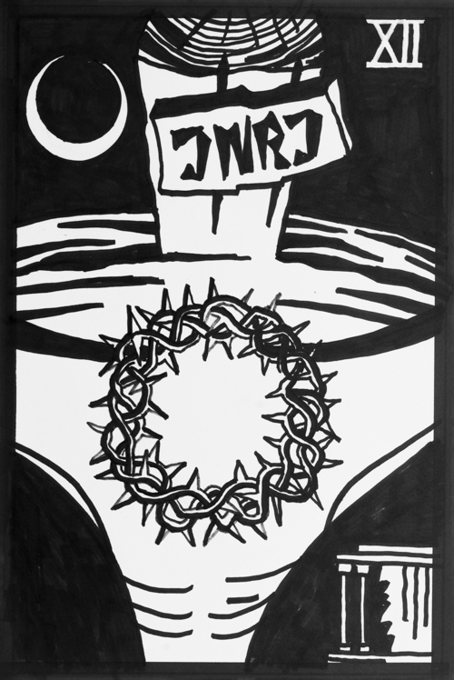 Jesus stirbt am Kreuz