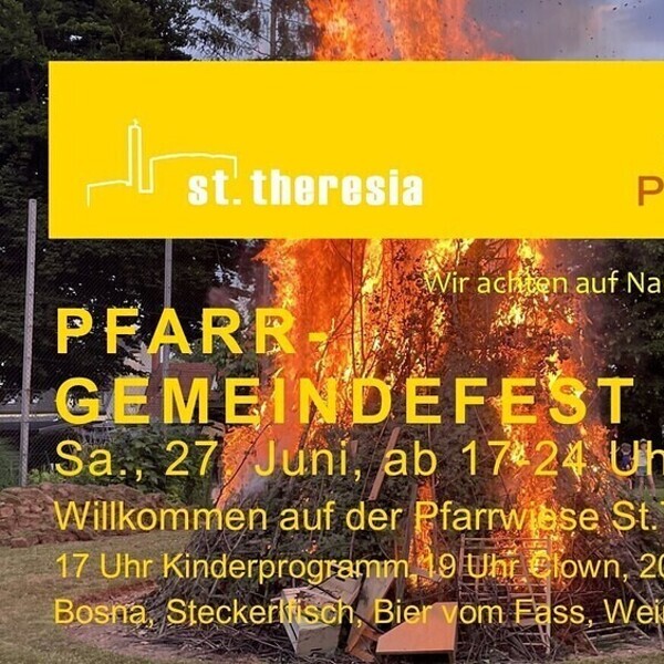 Einladung für Pfarrfest