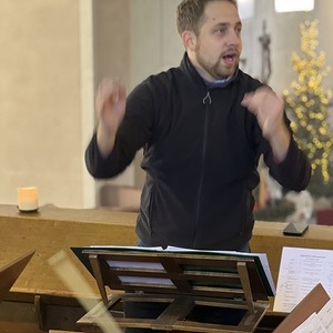 Chorleiter: Konstantin Schrempf in Aktion