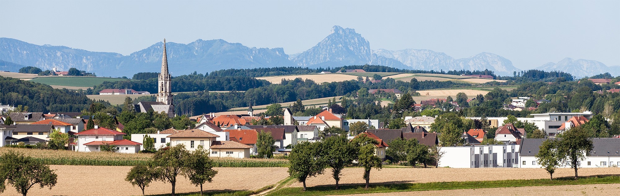 Ansicht Bad Hall mit Traunstein