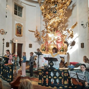 Die Jungscharkinder und -leiter*innen gestalteten den Gottesdienst