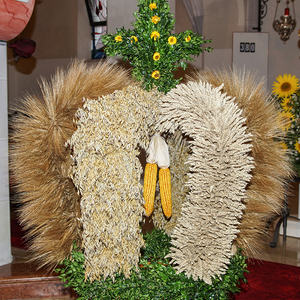 Die Erntekrone wurde nach 15 Jahren neu gebunden.