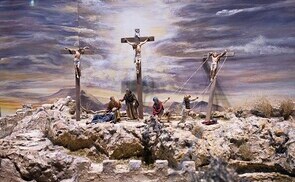 1500 Arbeitsstunden: Neue Osterkrippe in Timelkam