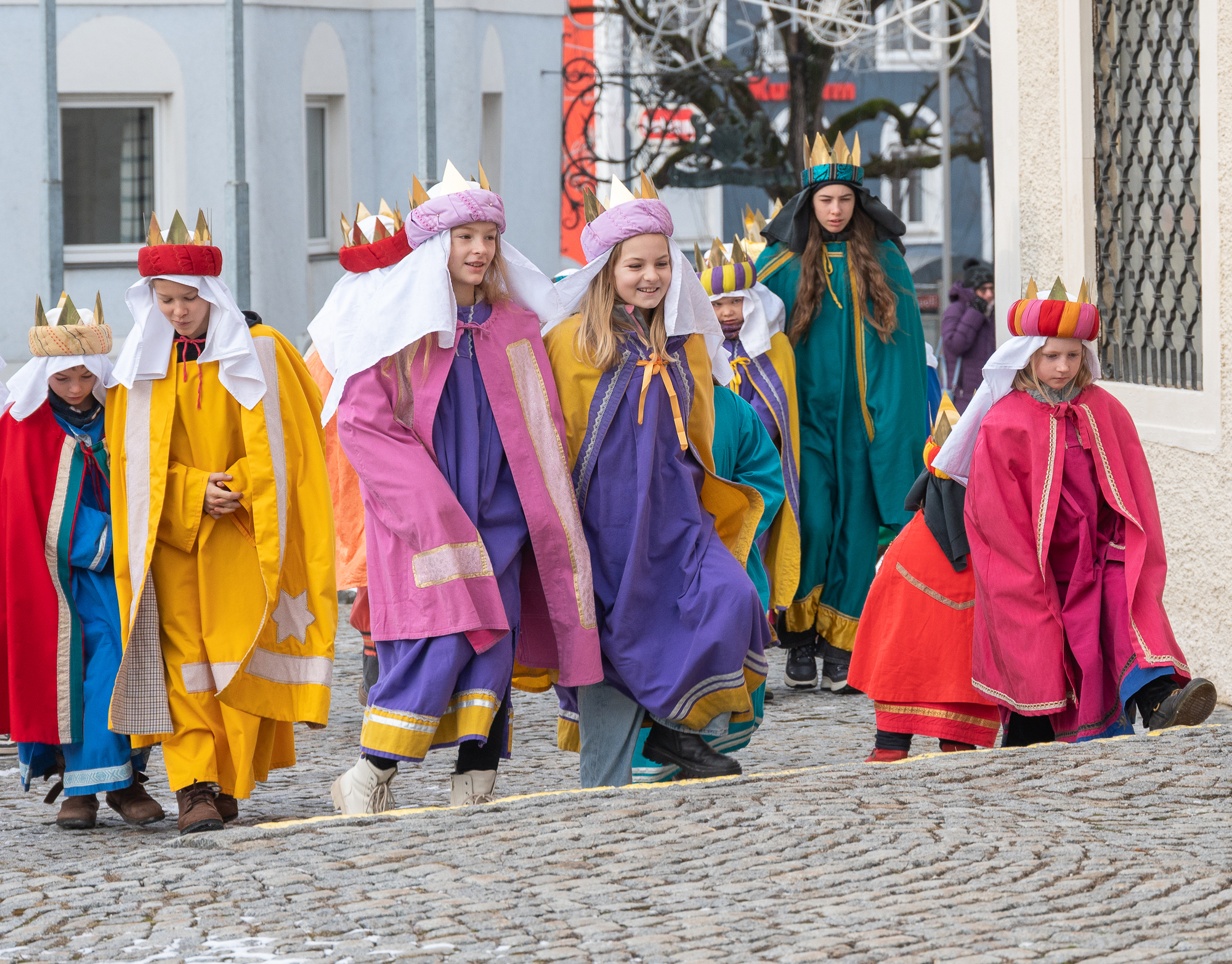 Sternsinger unterwegs in Kirchdorf an der Krems