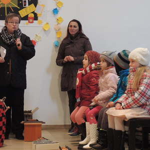 Kindersegnung 2015 in der Stadtpfarrkirche Urfahr mit dem Kindergarten Schwalbennest.