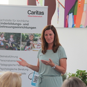 Mag.a (FH) Roswitha Nollet, Abteilungsleiterin Fachstelle für kirchliche Kinderbildungs-und -betreuungseinrichtungen Caritas OÖ