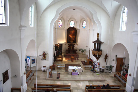 Inneres der Pfarrkirche Sattledt