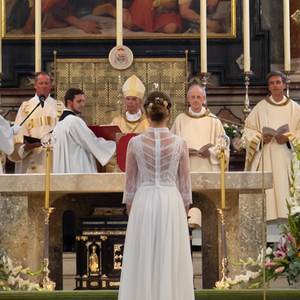 Jungfrauenweihe Bernadette Lang 15 August 2022 im Dom zu Salzburg