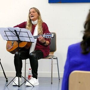 Musikalische Umrahmung durch die SelbA-Band