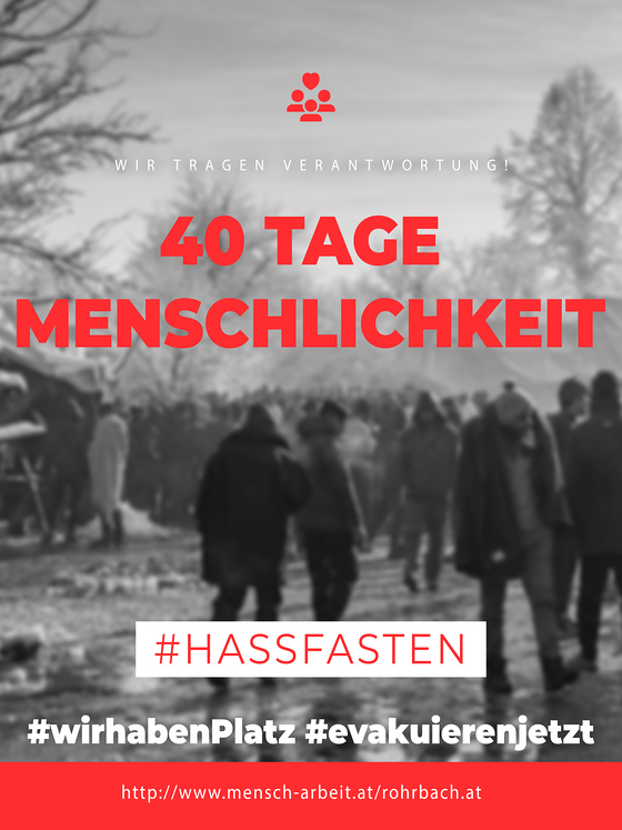 #HASSFASTEN / Treffpunkt mensch & arbeit Rohrbach #HASSFASTEN