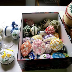 Osterbasar und Pfarrcafe der Goldhaubengruppe St. Magdalena am Palmsonntag 2023