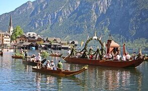 Fronleichnam mit Seeprozession in Hallstatt