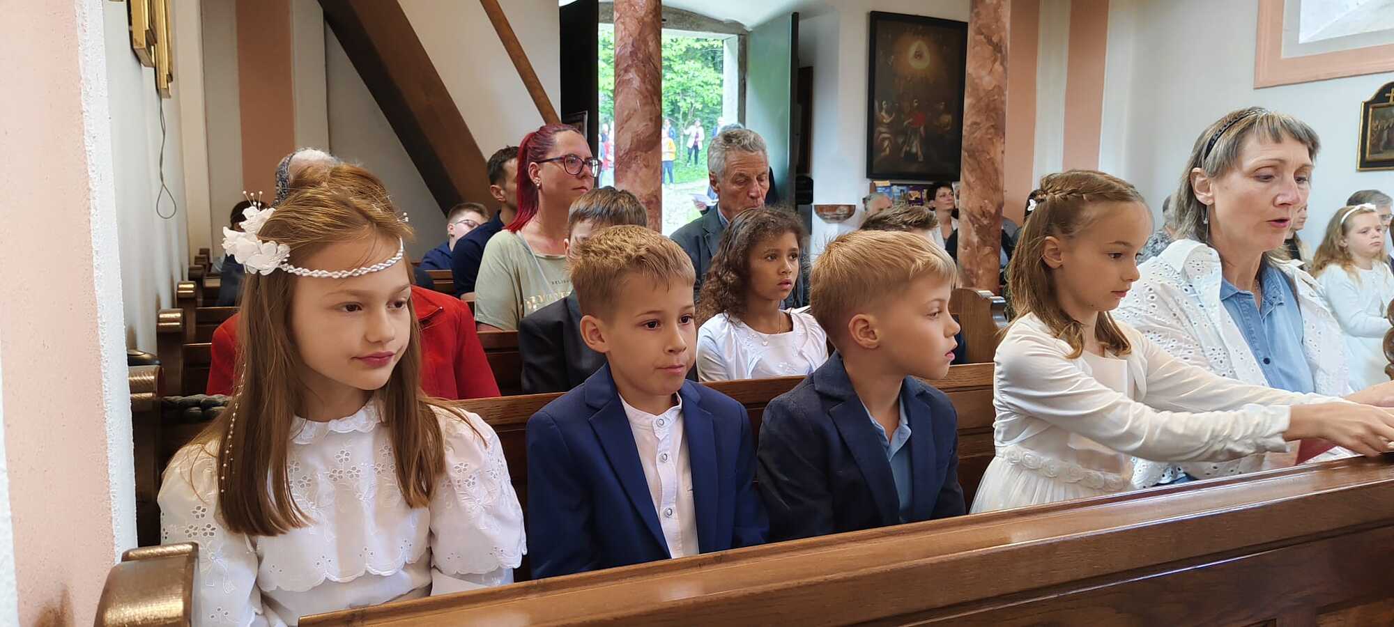 Erstkommunionkinder Bründlprozession