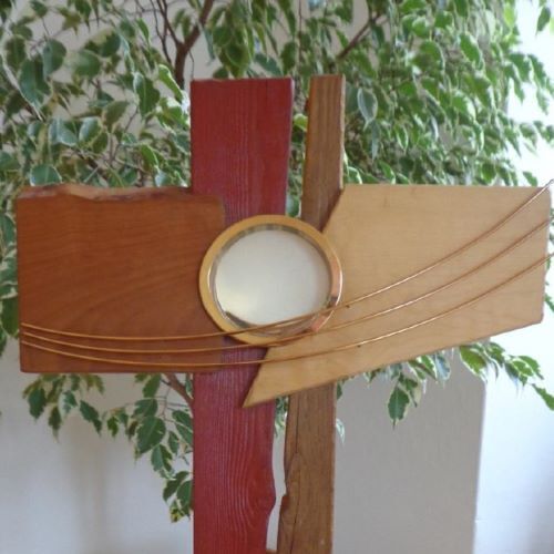 Monstranz Holz