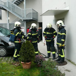 Feuerwehrübung im Kindergarten