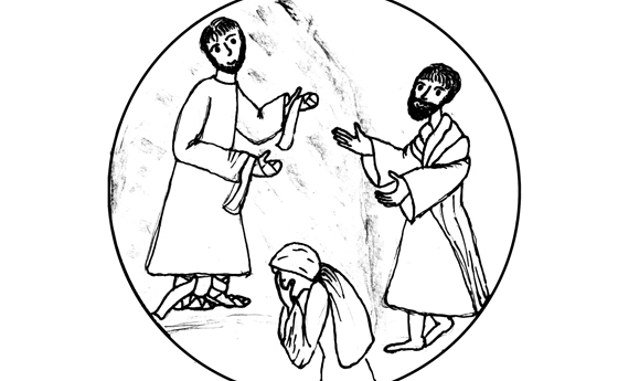 Jesus ruft Lazarus aus dem Grab