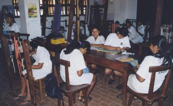 Schülerinnen der der Granja Hogar in San Ignacio de Velasco, Bolivien.