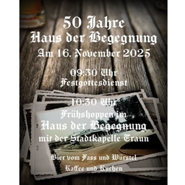 50 Jahre Haus der begegnung