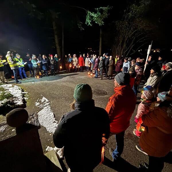 Stationen entlang des Weges