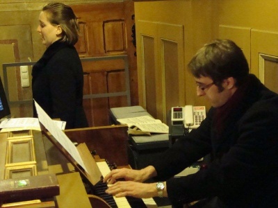 Orgelausklang/ Ehepaar Traxler