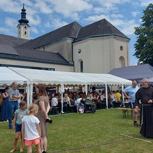 Vorbereitungen zum Seilziehen
