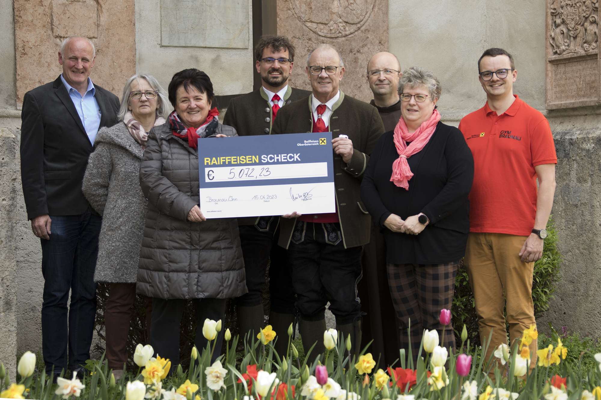 Scheckübergabe Benefizkonzert