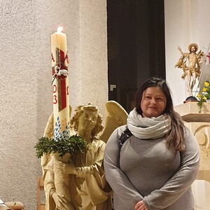 Osterkerze aus St. Quirinus 2023