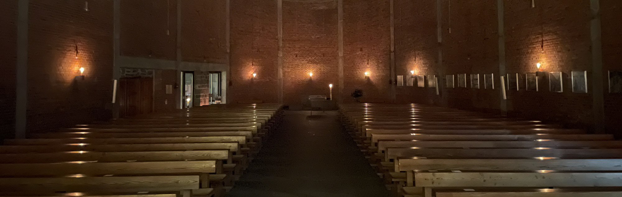 Innenraum mit Kerzen