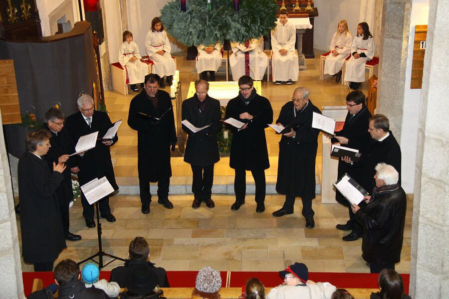 CD Präsentation mit dem Männerchor Schola Floriana