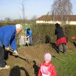 Arbeiten am Familienspielplatz