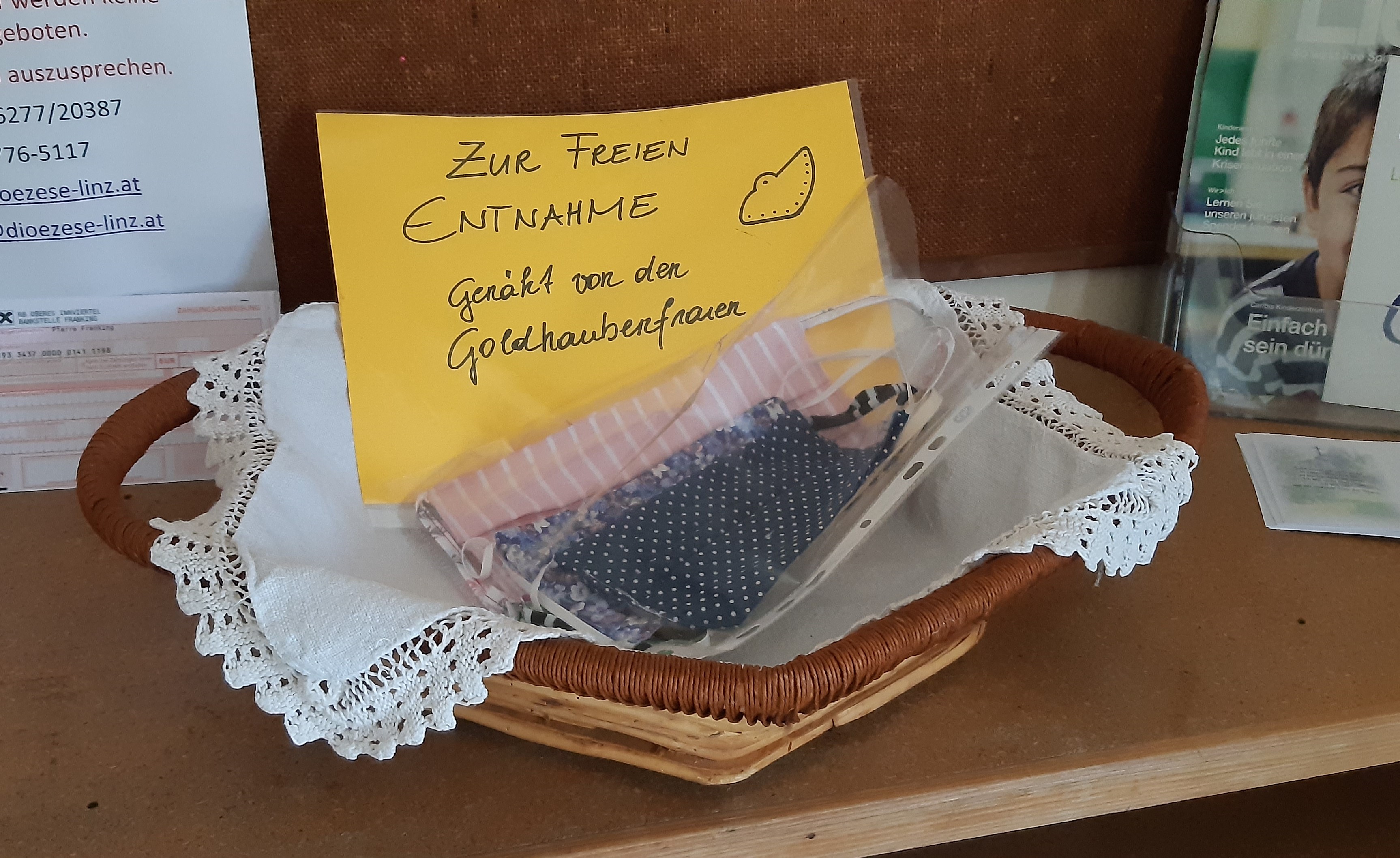 Spenden der Goldhauben Franking