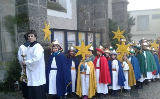 Sternsingeraktion 2014 und Ministrantenehrung