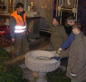 Christbaum in der Pfarrkirche