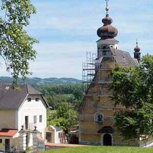 Außenrenovierung der Wallfahrtskirche Hilkering 2016