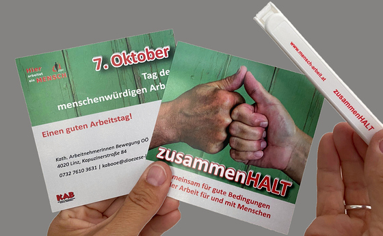 7. Oktober - Welttag für menschenwürdige Arbeit