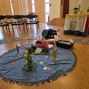 Unser Kinderliturgieteam bereitete einen kindgerechten Gottesdienst vor.
