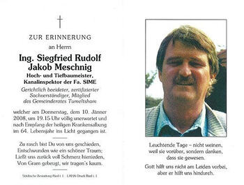 Ing. Siegfried Rudolf Jakob Meschnig