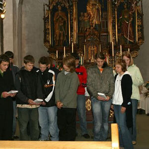 Gottesdienstgestaltung der Firmlinge