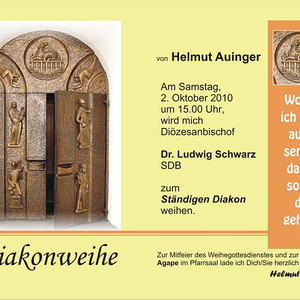Diakonweihe von Helmut Auinger