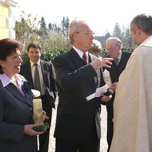 Einzug in die Kirche
